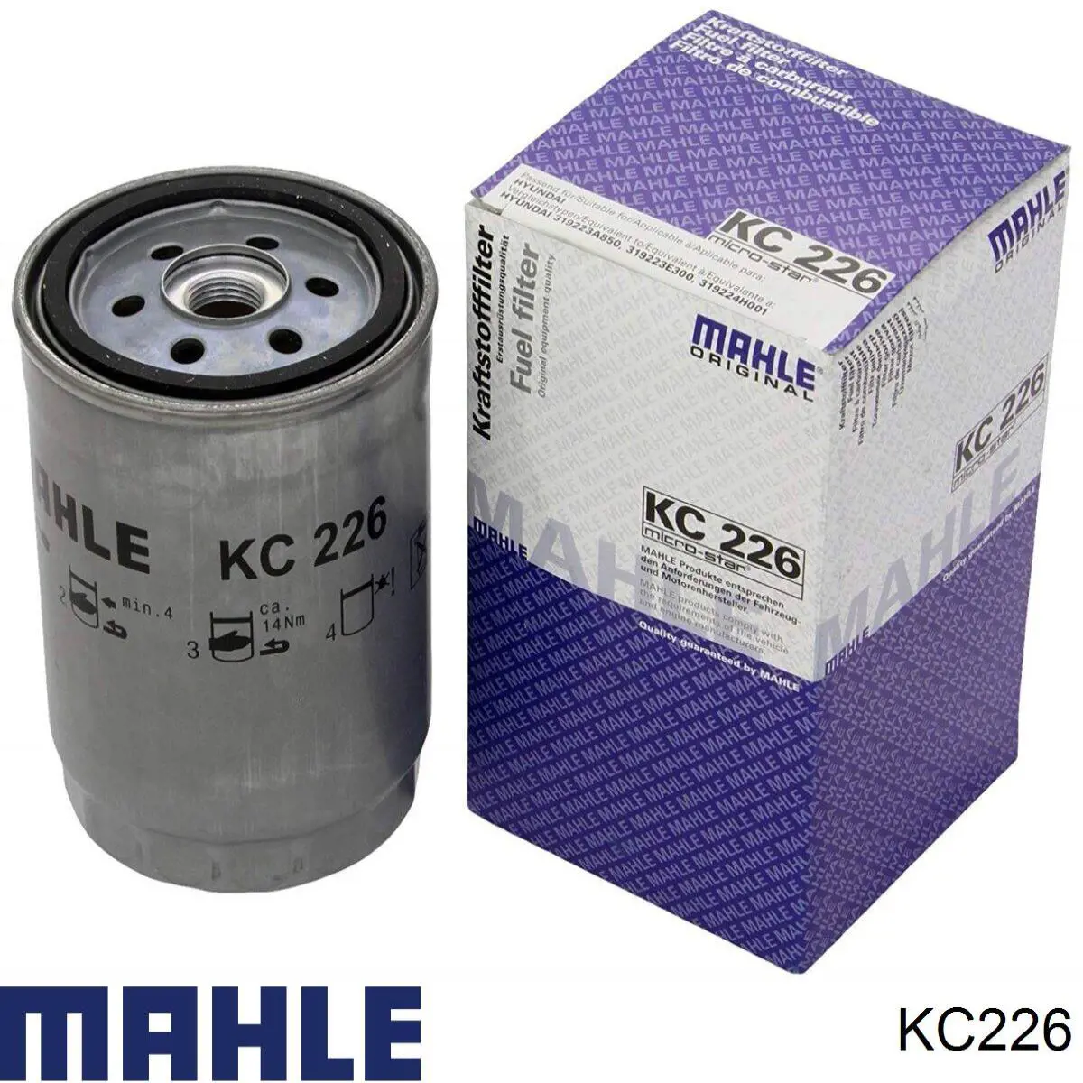 Filtro combustible KC226 Mahle Original