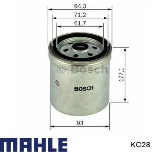 Топливный фильтр KC28 Mahle Original