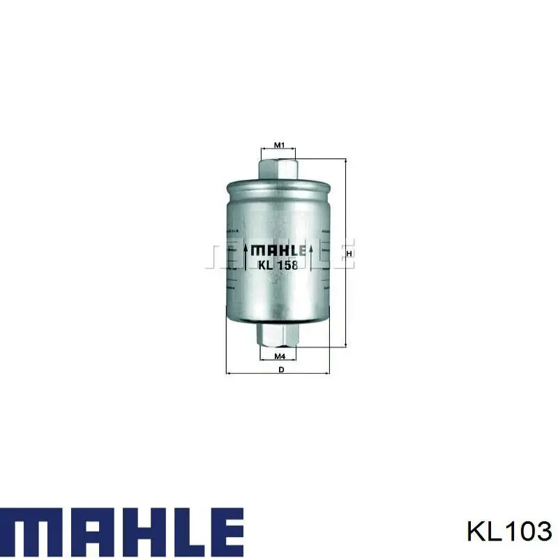 KL103 Mahle Original Фильтр топлива