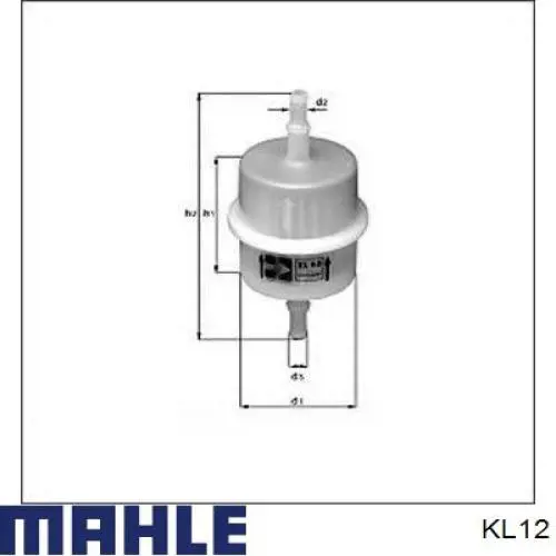 KL12 Mahle Original топливный фильтр