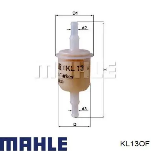 Filtro combustible KL13OF Mahle Original