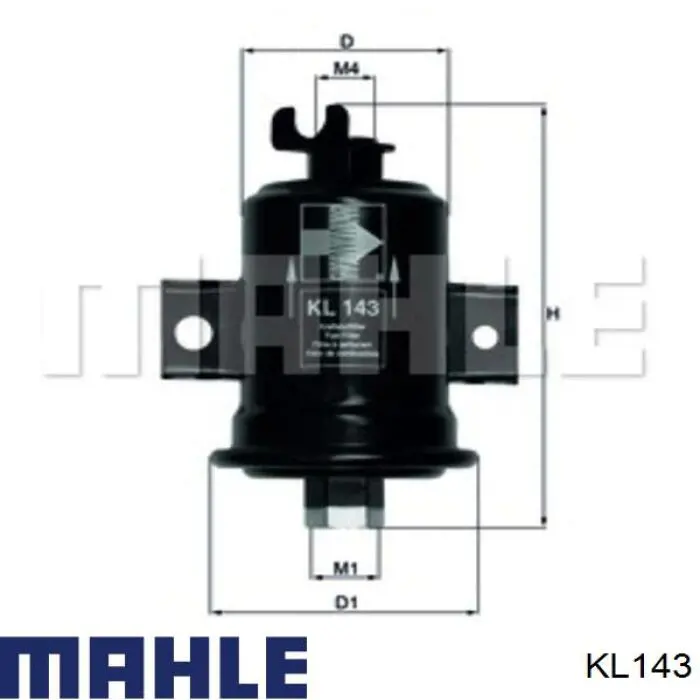 KL143 Mahle Original топливный фильтр