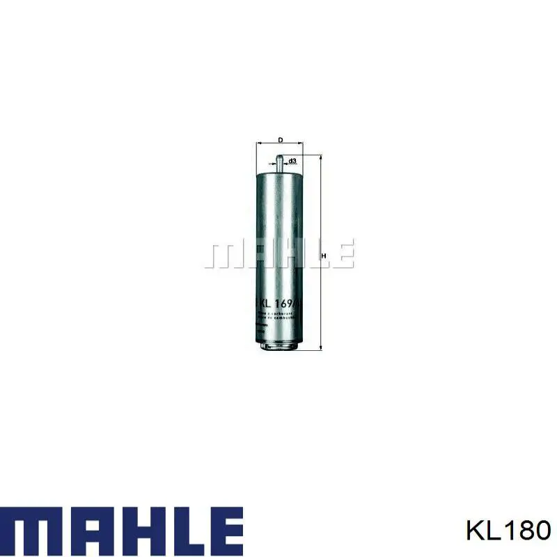 Топливный фильтр KL180 Mahle Original