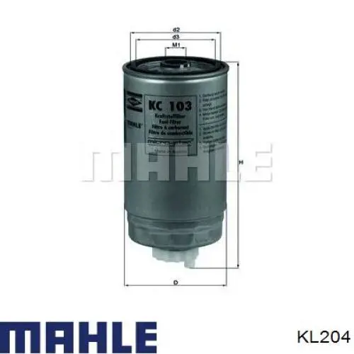 Filtro combustible KL204 Mahle Original