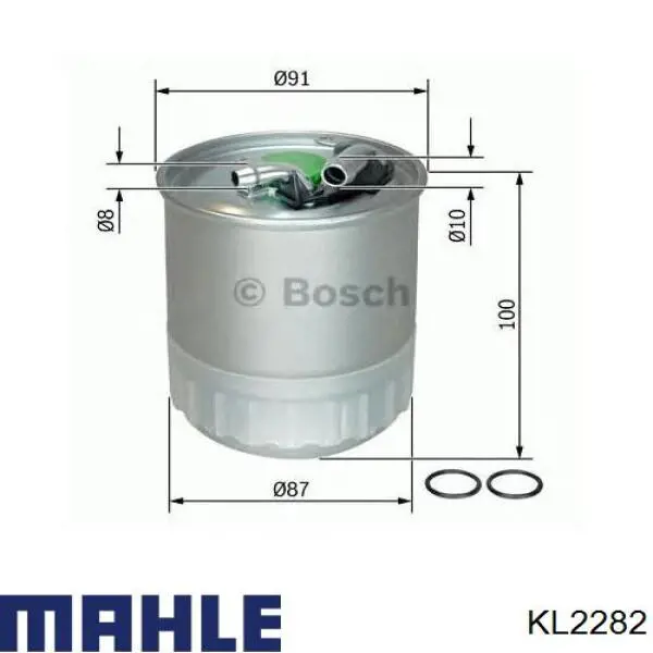 KL2282 Mahle Original Фильтр топлива