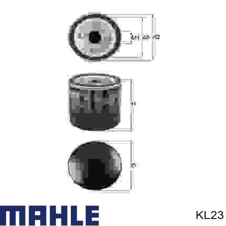 Filtro combustible KL23 Mahle Original