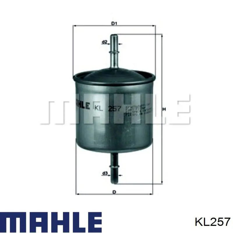 Топливный фильтр KL257 Mahle Original