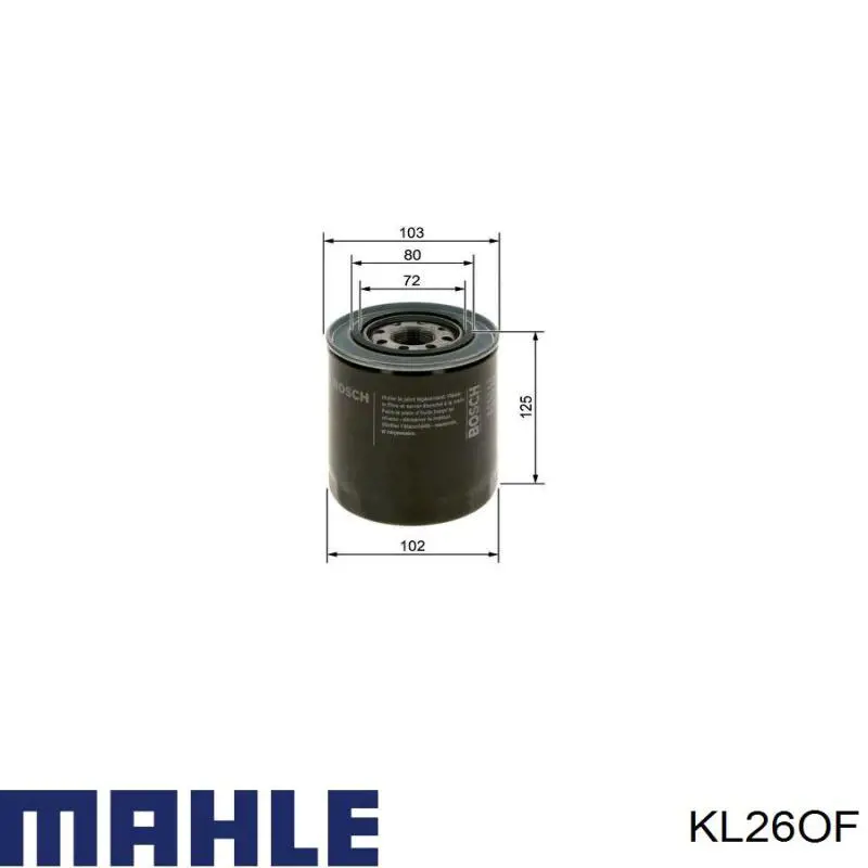 Топливный фильтр KL26OF Mahle Original