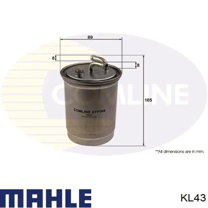 Топливный фильтр KL43 Mahle Original