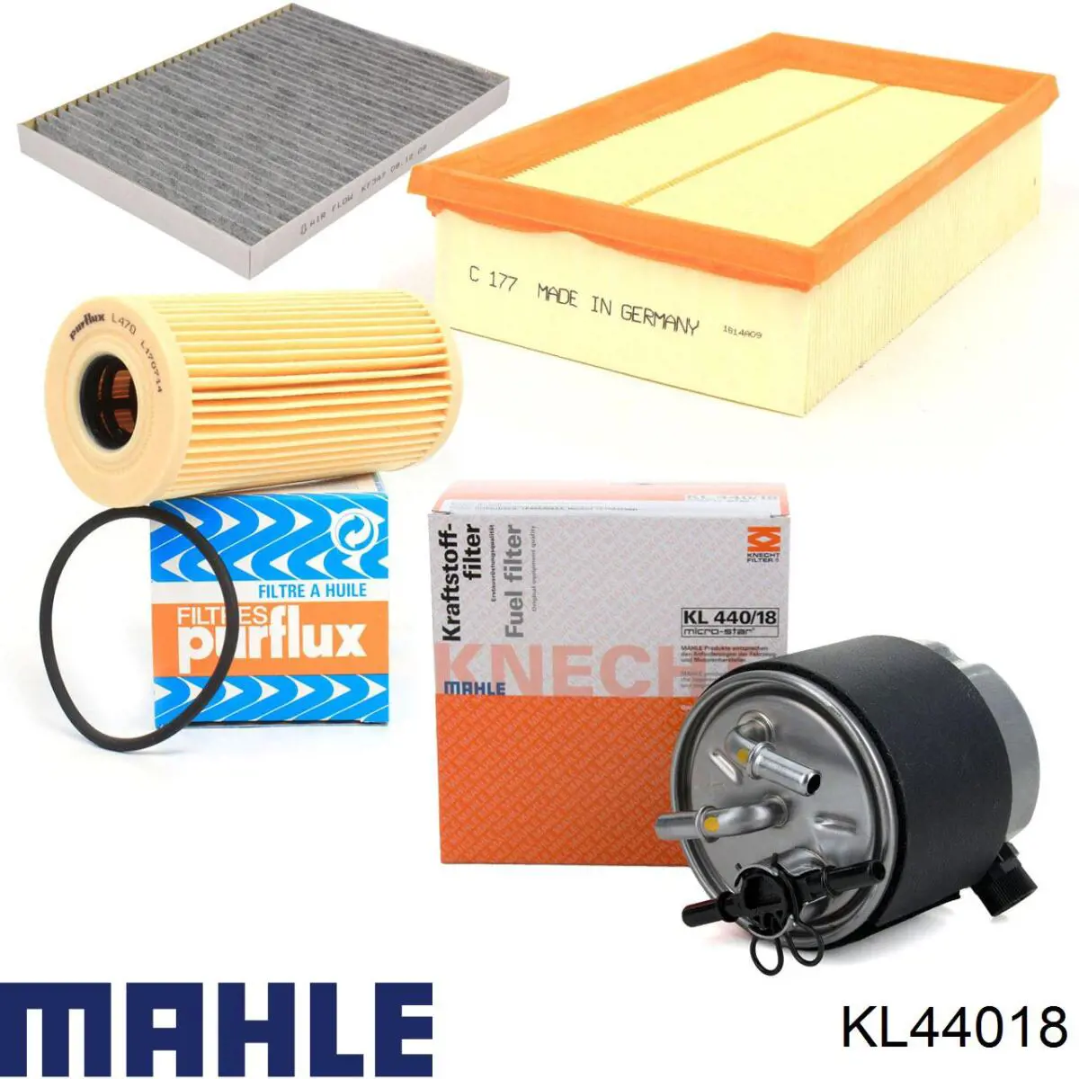 Купить KL44018 Mahle Original Фильтр-отстойник топлива грубой очистки