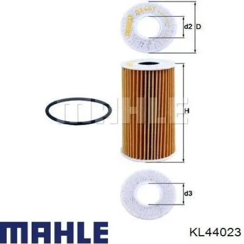 Топливный фильтр KL44023 Mahle Original