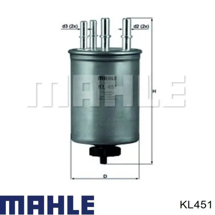 KL451 Mahle Original топливный фильтр