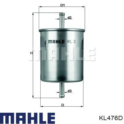 Топливный фильтр KL476D Mahle Original