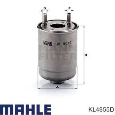 Filtro combustible KL4855D Mahle Original