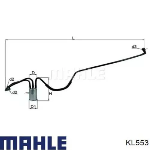 KL553 Mahle Original топливный фильтр