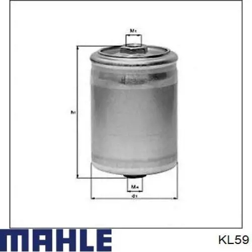 Топливный фильтр KL59 Mahle Original