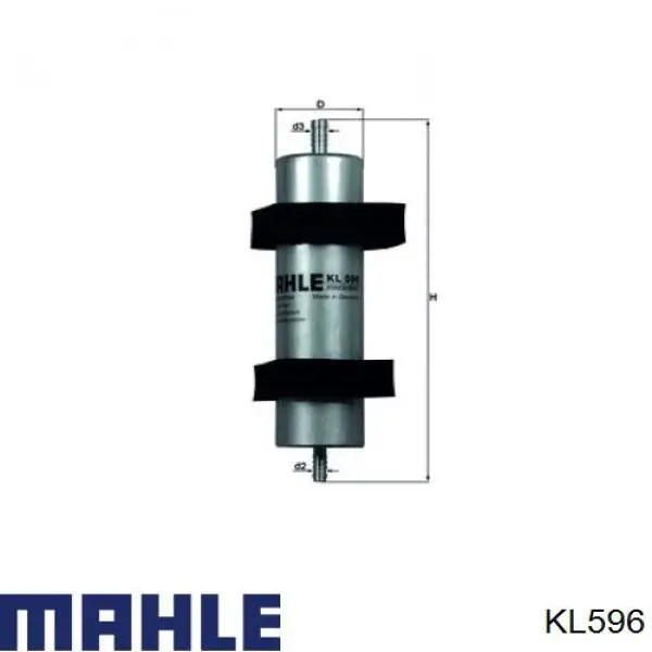 Filtro combustible KL596 Mahle Original