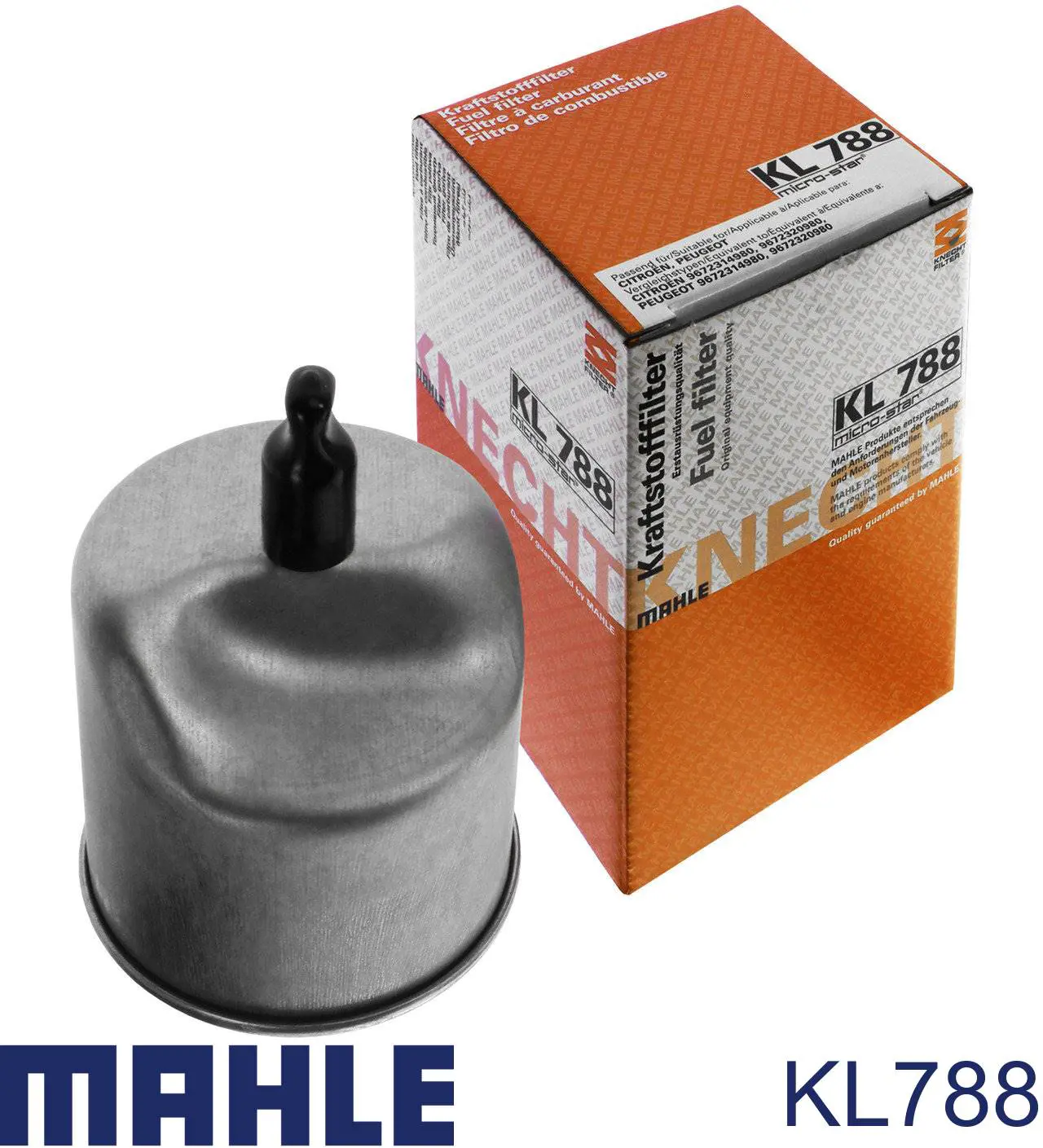 Фильтр топливный Mahle Original KL788