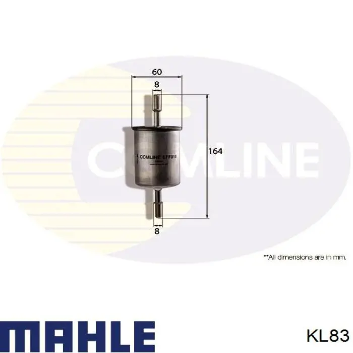 Купить KL83 Mahle Original Фильтр-отстойник топлива грубой очистки