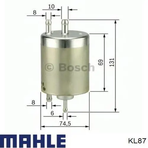 Купить KL87 Mahle Original Фильтр-отстойник топлива грубой очистки