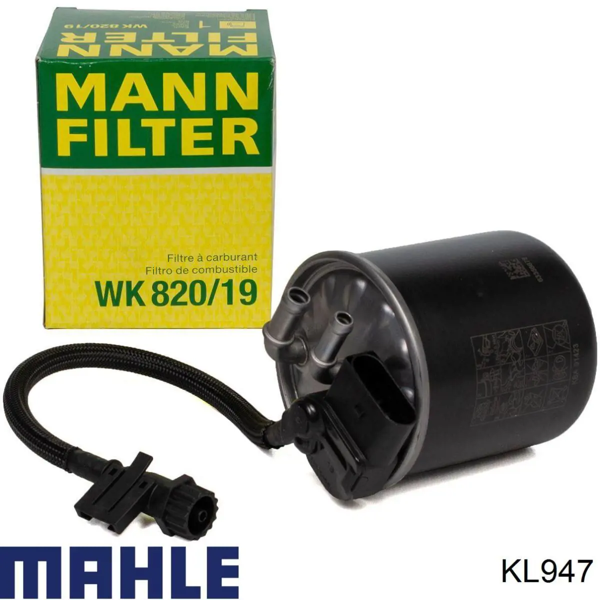 Фильтр тонкой очистки топлива Mahle Original KL947 цена, от 66.18 USD