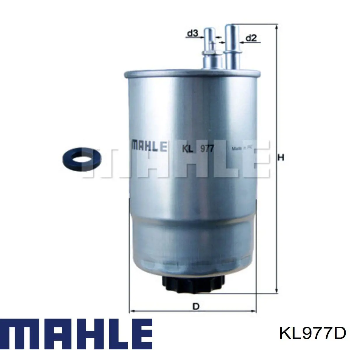 KL977D Mahle Original filtro de combustível