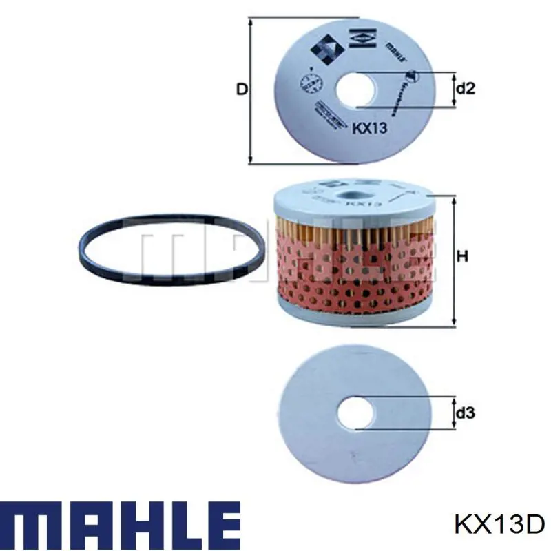 KX-13 D Mahle Original топливный фильтр