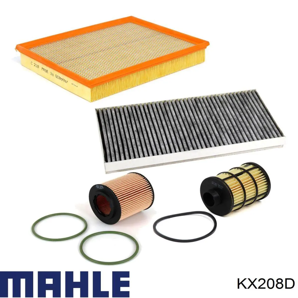 Фильтр тонкой очистки топлива Mahle Original KX208D цена, от 14.60 USD