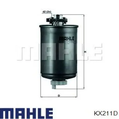 Купить KX211D Mahle Original Фильтр-отстойник топлива грубой очистки