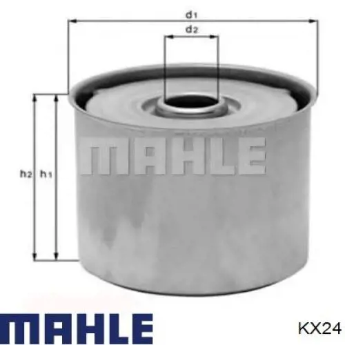 Фильтр топливный Mahle Original KX24