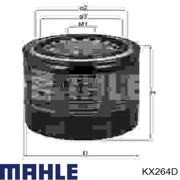 Фильтр тонкой очистки топлива Mahle Original KX264D цена, от 44.00 USD