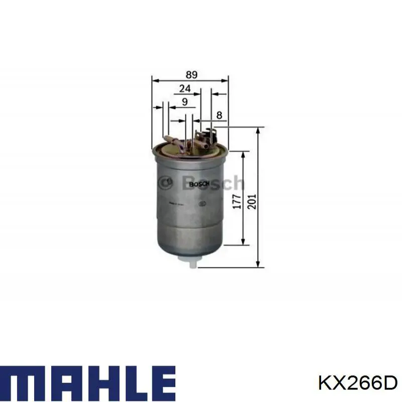 Фильтр тонкой очистки топлива Mahle Original KX266D цена, от 10.14 USD