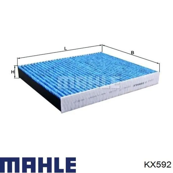 Фильтр топливный Mahle Original KX592