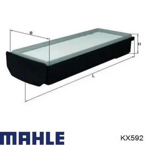 KX592 Mahle Original Фильтр топлива