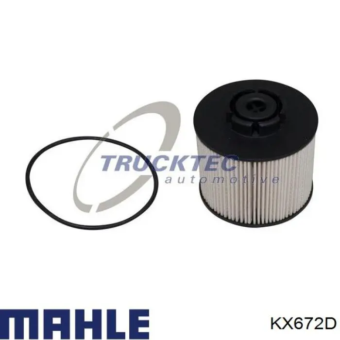 Топливный фильтр KX672D Mahle Original