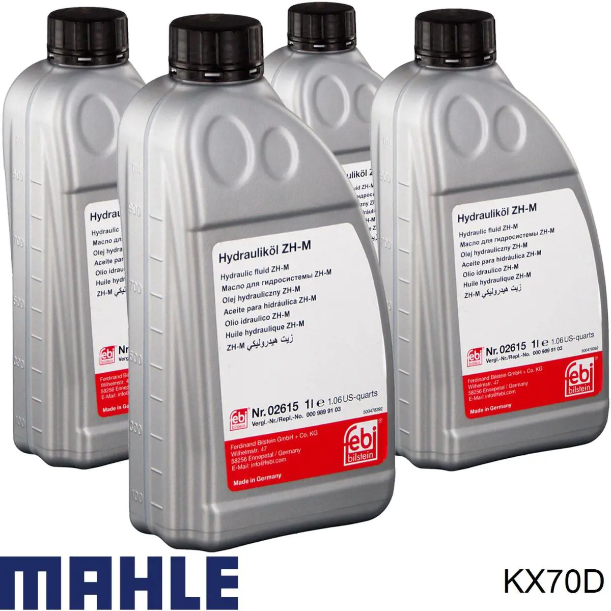 Топливный фильтр KX70D Mahle Original