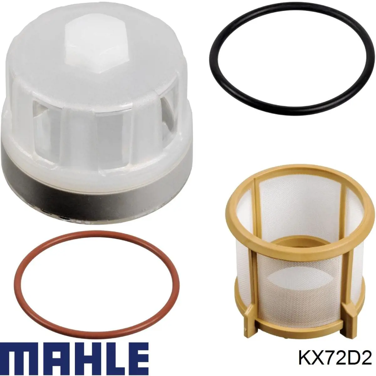 Фильтр топливный MAHLE KX72D2