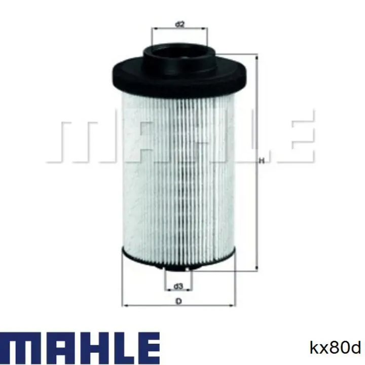 Фильтр топливный Mahle Original KX80D