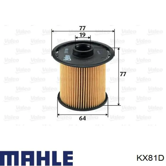 KX81D Mahle Original топливный фильтр