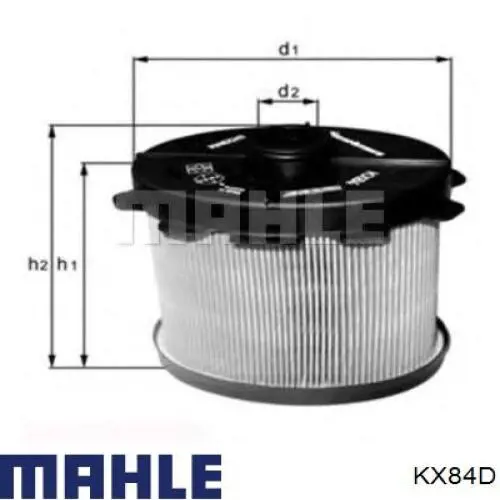 KX84D Mahle Original топливный фильтр