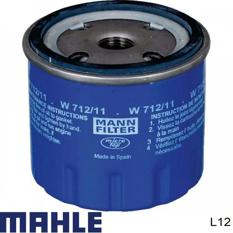 L12 Mahle Original Фильтр осушителя воздуха (влагомаслоотделителя) (TRUCK)