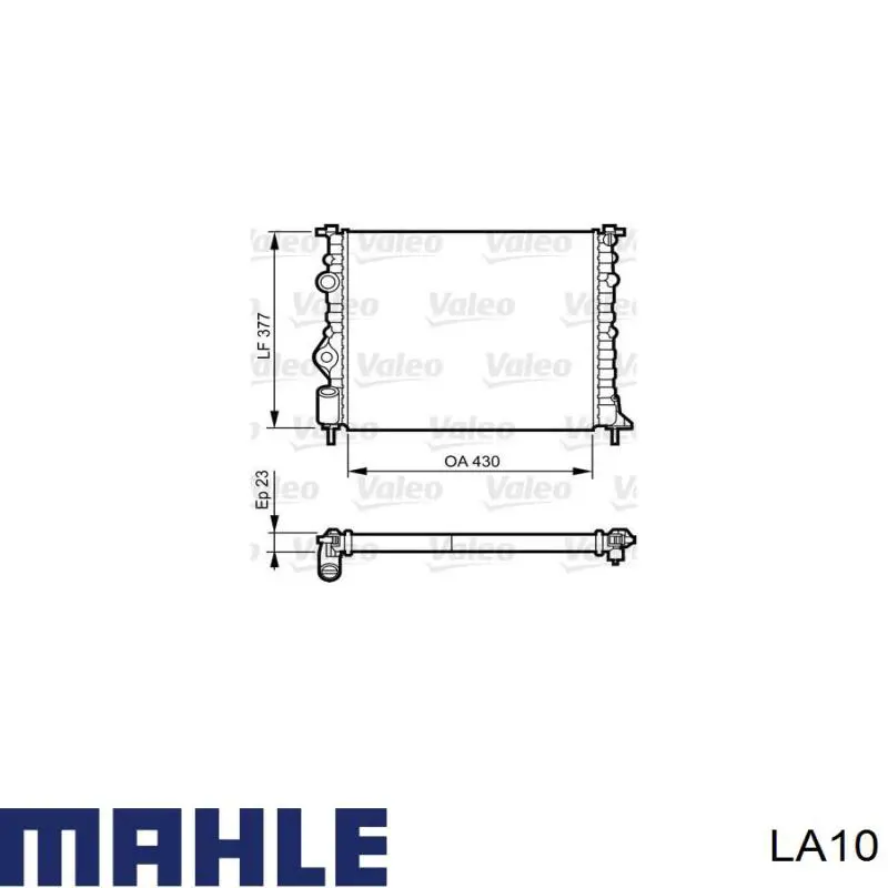 LA10 Mahle Original фильтр салона