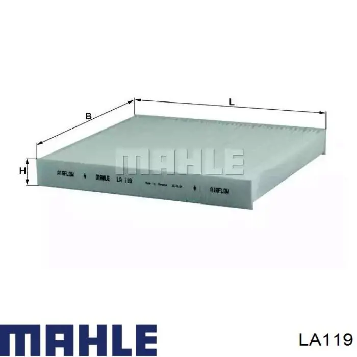 LA119 Mahle Original фильтр салона