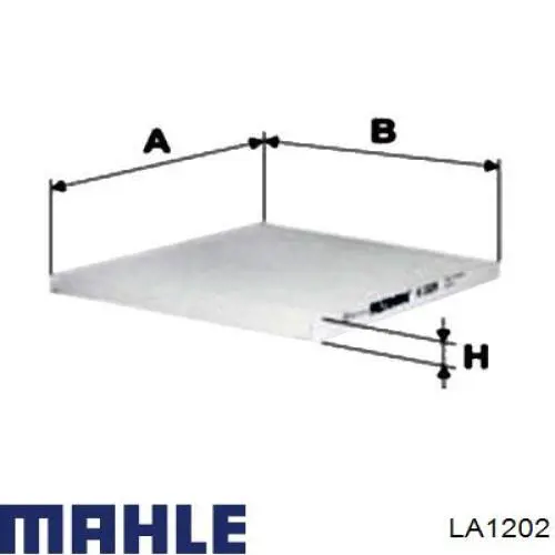 Фильтр салона LA1202 Mahle Original