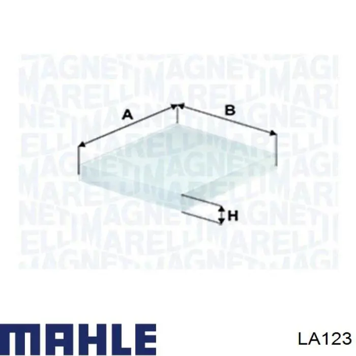 Фильтр воздушный отопителя Mahle Original LA123 цена, от 3.67 USD