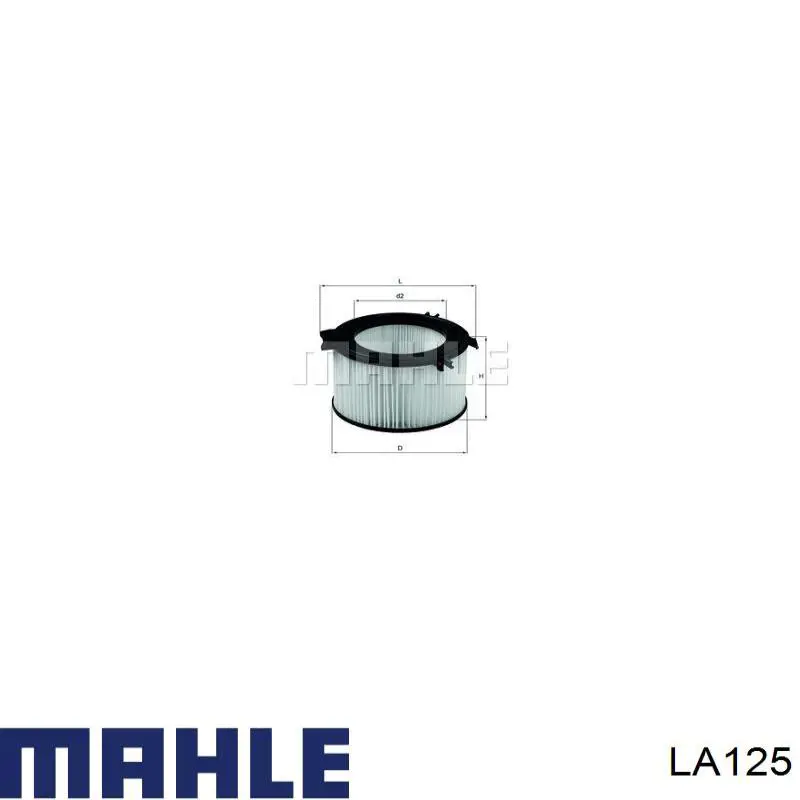 LA125 Mahle Original фильтр салона