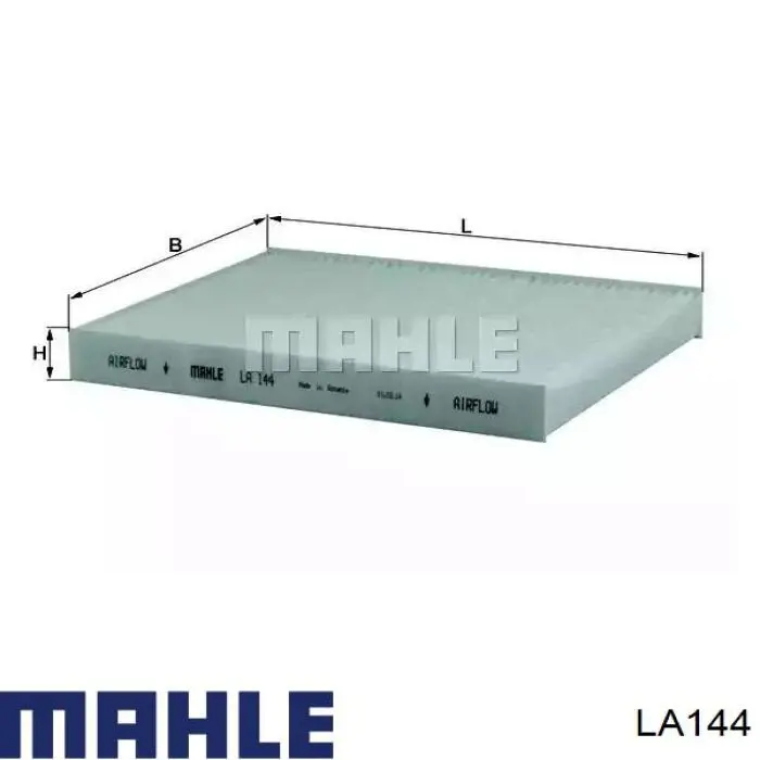 Фильтр воздушный отопителя Mahle Original LA144 цена, от 8.88 USD