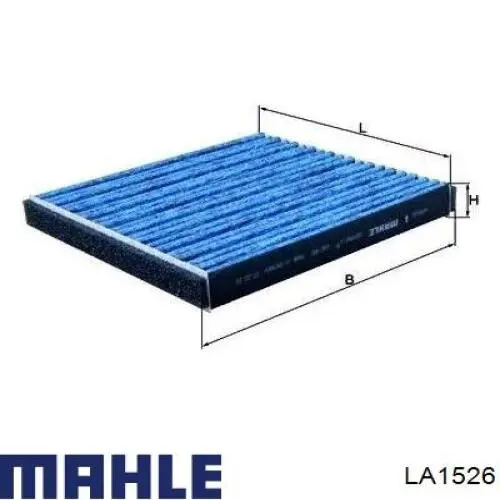 LA1526 Mahle Original Внутрисалонный фильтр