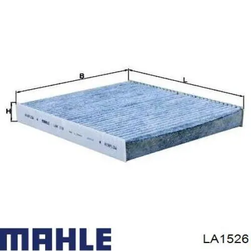 Купить LA1526 Mahle Original Фильтр салона угольный