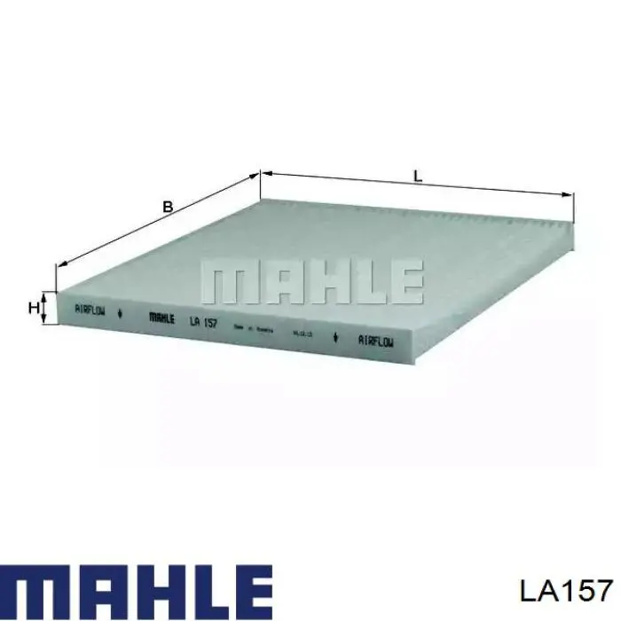 Фильтр салона LA157 Mahle Original